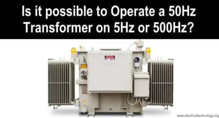 ¿Es posible hacer funcionar un transformador de 50 Hz a una frecuencia de 5 Hz o 500 Hz?
