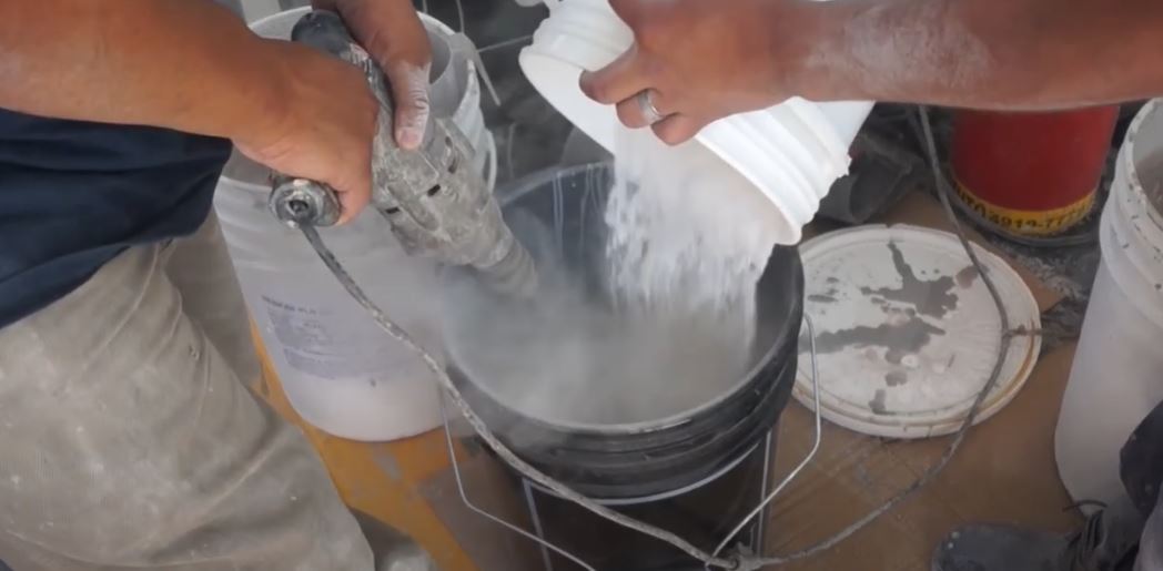 Preparación de la mezcla de resinifán