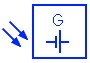 símbolo del generador solar