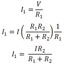 Reglas para derivaciones de corriente en circuitos resistivos