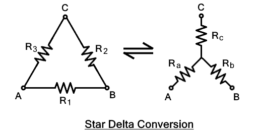 conversión estrella-triángulo
