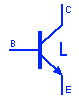 Símbolo de transistor NPN de avalancha