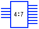 BCD a símbolo decodificador de 7 segmentos