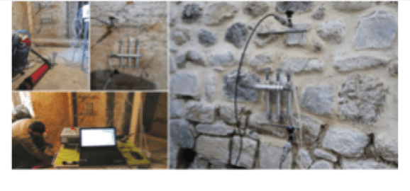 Medición de propiedades mecánicas de muros estructurales por método de gato plano