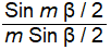 Kd = coeficiente de distribución de la ecuación fem del alternador y del generador de CA