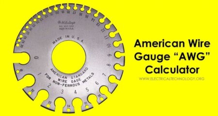 Calculadora "AWG" de American Wire Gauge - Tabla y tabla de tamaños AWG