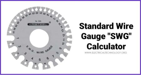 Calculadora de calibre de cable estándar "SWG" - Tabla de tamaño y tabla de SWG