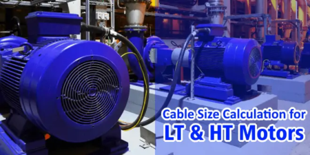 Cálculo del tamaño del cable para motores LT y HT