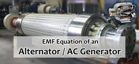 Fórmula EMF para alternador y generador síncrono