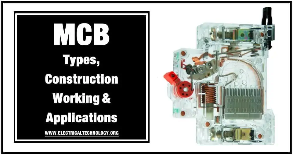 Qué es MCB - miniatura - disyuntor - su - construcción - trabajo - tipo - aplicación