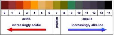 Tabla de pH estándar