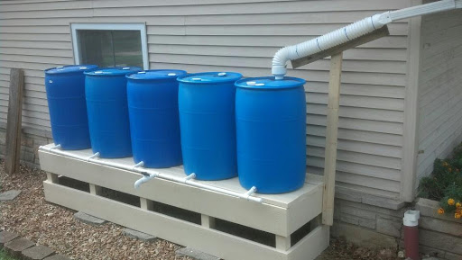 Sistema de barril de agua de lluvia - recolección de agua de lluvia 