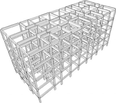 Sistema estructural para la construcción de rascacielos.