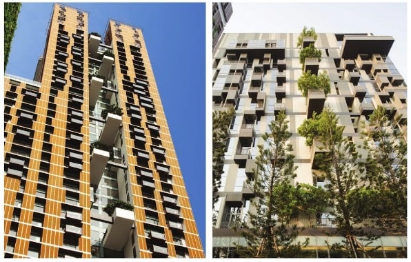 Tipos, características y ventajas de los muros verdes para edificios de gran altura