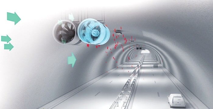 Tipos de sistemas de ventilación en la construcción de túneles