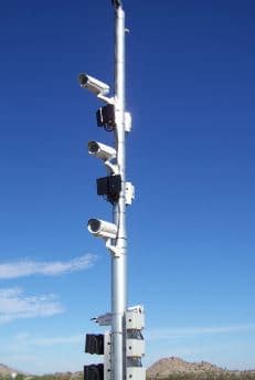 Cámaras CCTV como parte de sistemas de transporte inteligentes