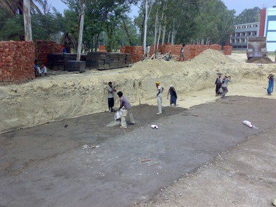Concreto de cemento simple (PCC) - Procedimiento de trabajo