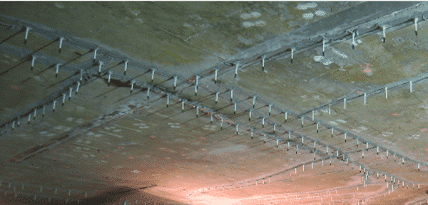 Lechada de inyección para reparación de concreto