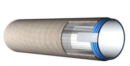 tubo de cilindro de revestimiento de hormigón pretensado
