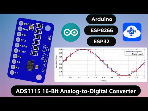 ADS1115 convertidor analógico a digital de 16 bits: tutorial detallado con Arduino, ESP8266 y ESP32