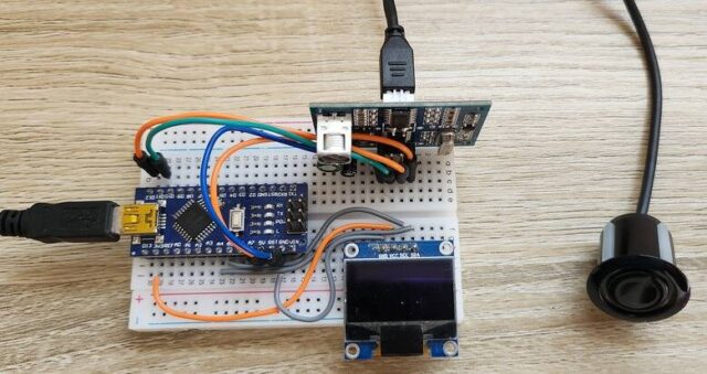 Sensor ultrasónico impermeable Arduino