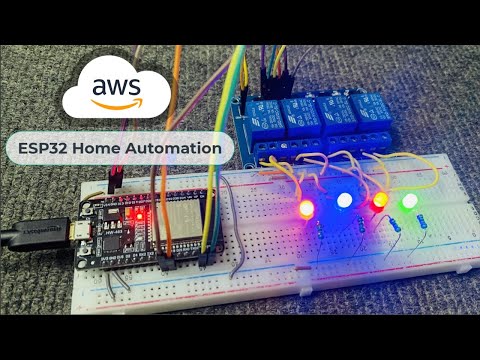 Automatización del hogar ESP32 con IoT Core de Amazon AWS
