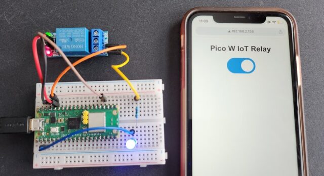 Servidor web Raspberry Pico W Relay