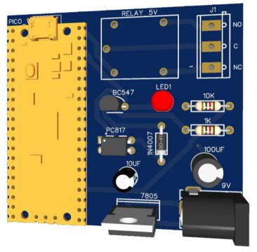 Raspberry Pi Pico W IoT Control Relay con WiFi