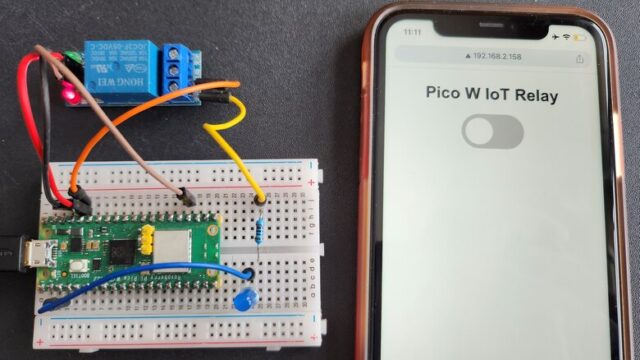 Raspberry Pi Pico W Control de relé