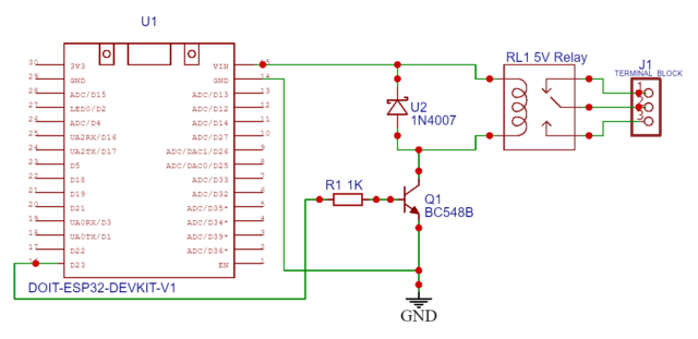 Control de relés/LED/lámparas con AWS IoT Core con ESP32