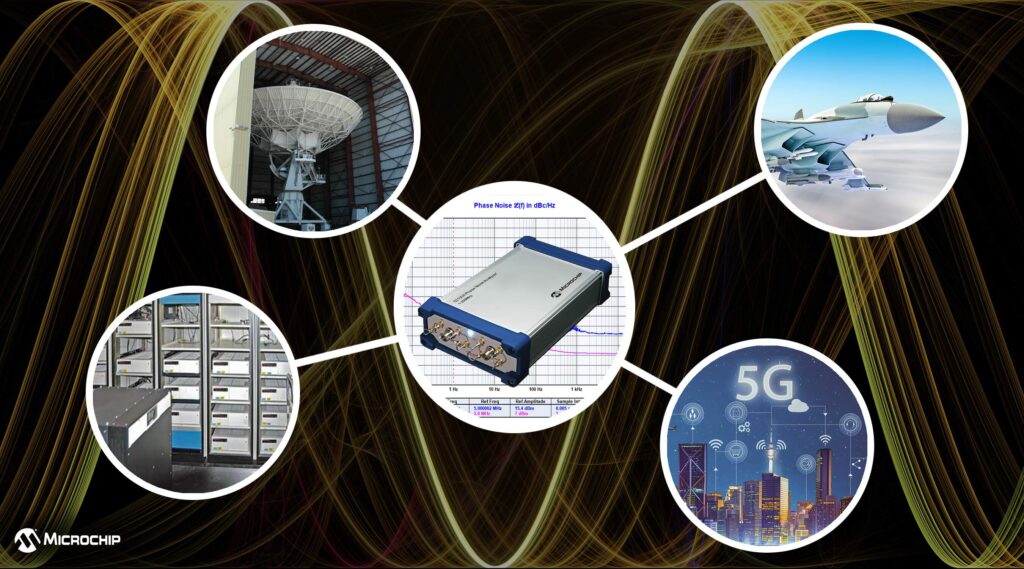 Microchip presenta el analizador de ruido de fase 53100A para la caracterización precisa de osciladores